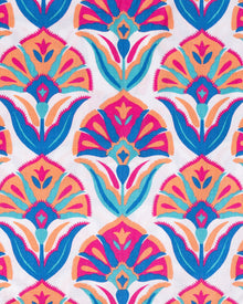 Geo Floral - Atlantic Dress - Fuschia Cloud - Printfresh