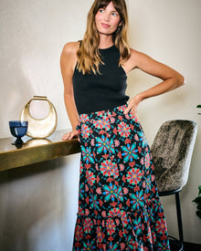 Mid Century Medallion - Perry Skirt - Ink - Printfresh