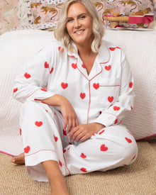Queen of Hearts - Long Sleep Set - Ruby Cloud - Printfresh
