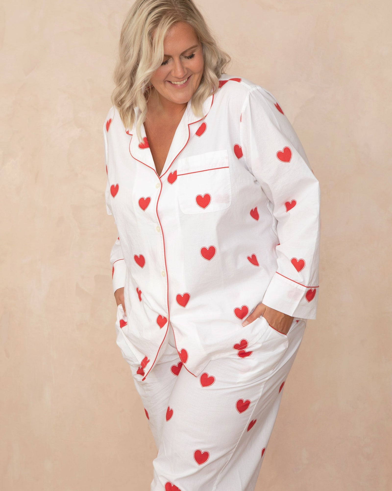Queen of Hearts - Long Sleep Set - Ruby Cloud - Printfresh