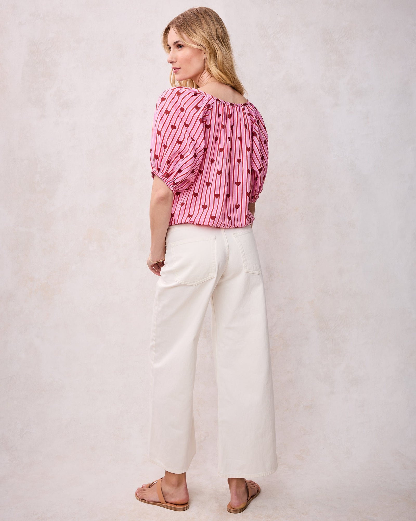 Sweethearts - Piper Blouse - Blushing Valentine - Printfresh