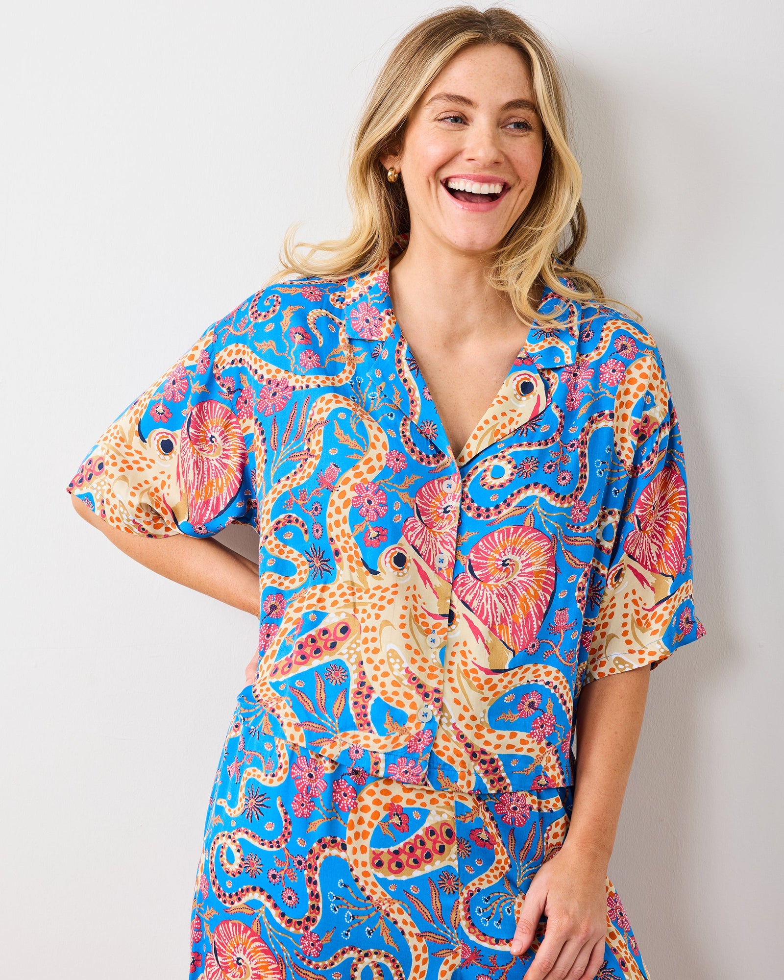 Octopus IsIe - Eco Satin Wildest Dreams Set - Ocean Eyes - Printfresh