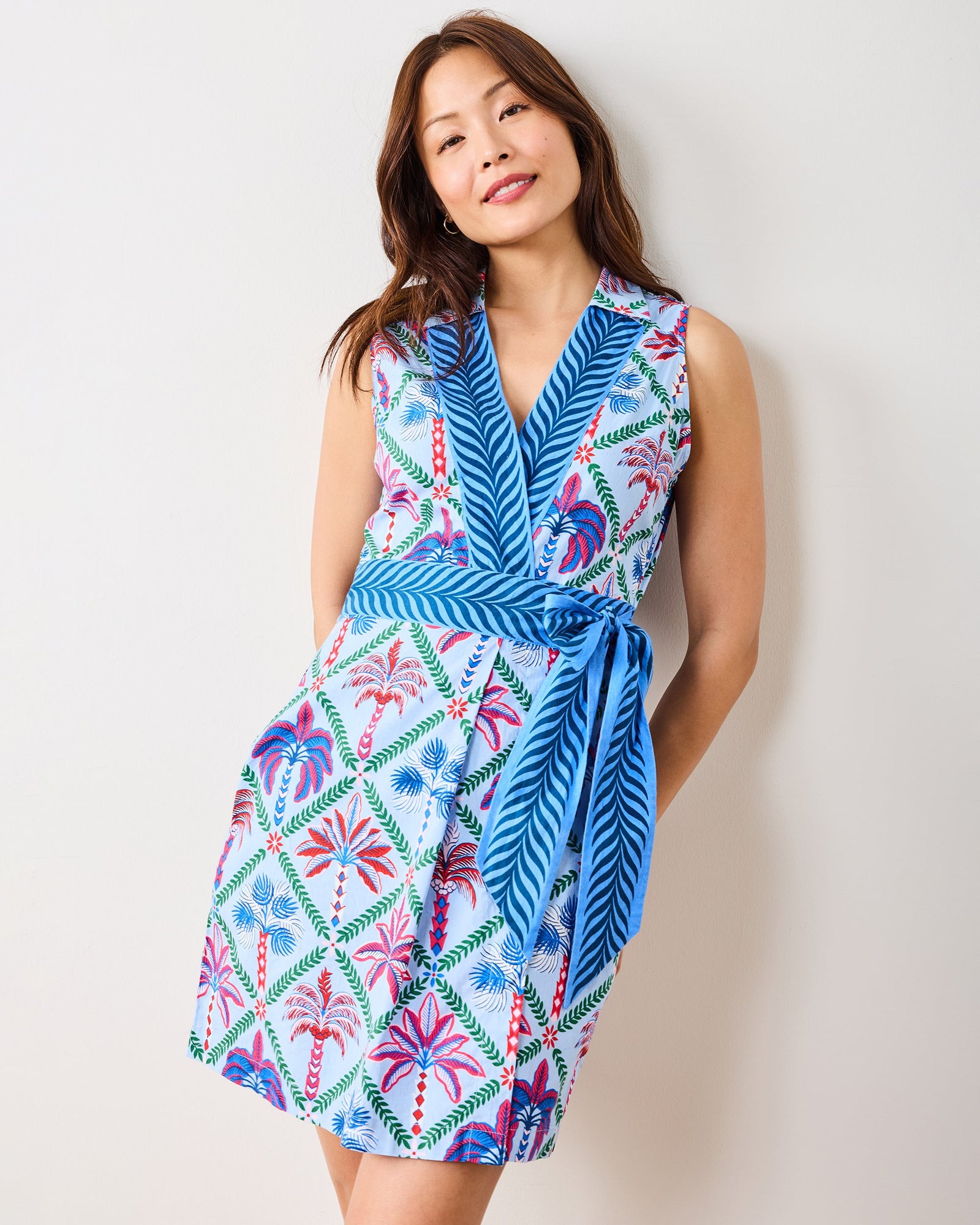 Palm Tree Paradise - Lucia Dress - Lilac Escape - Printfresh