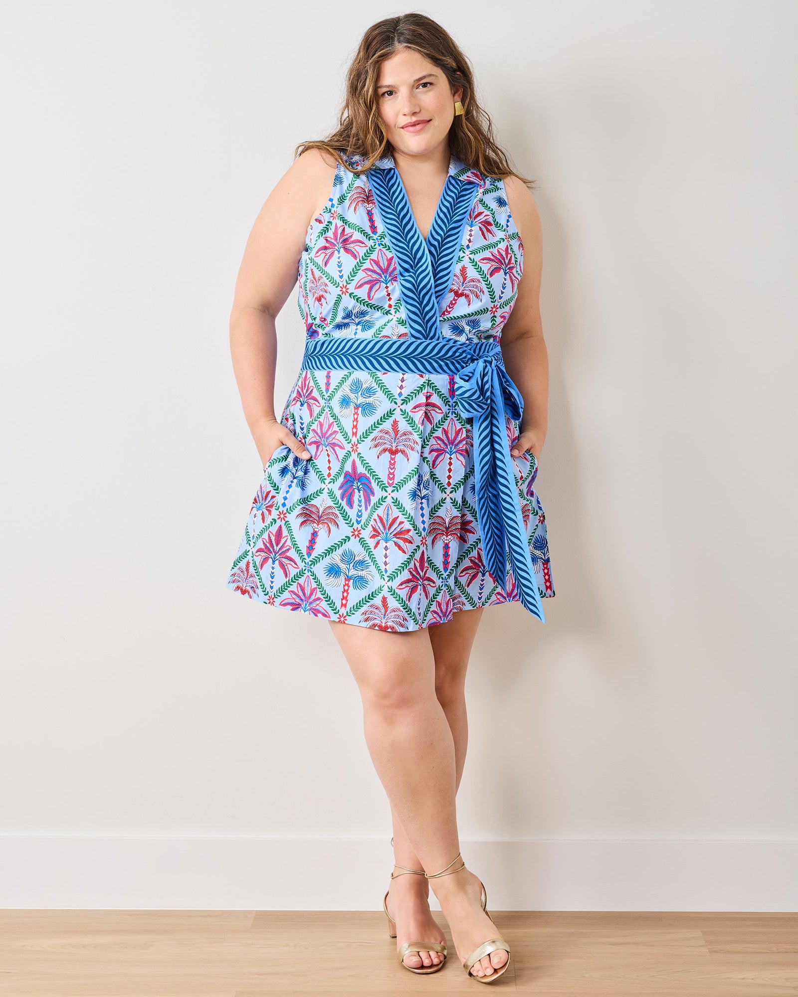 Palm Tree Paradise - Lucia Dress - Lilac Escape - Printfresh