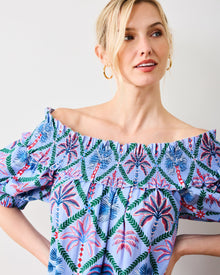 Palm Tree Paradise - Ximena Dress - Lilac Escape - Printfresh