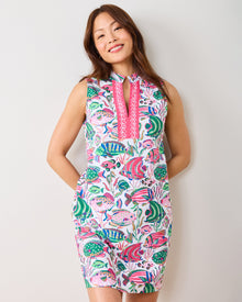 Tropical Fish - Ocean View Shift Dress - Cloud - Printfresh