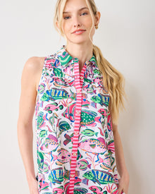 Tropical Fish - Peaceful Palms Dress - Cloud - Printfresh