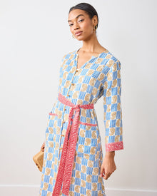 PF + Pencil & Paper Co. Island Paisley - Exuma Dress - Ivory - Printfresh