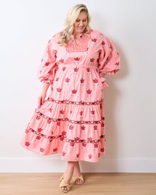 Tulip Bloom - Coconut Cafe Dress - French Pink - Printfresh
