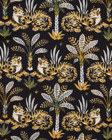 Untamed Tiger - Eco Satin Chic to Sleep Nightie - Gold Ink - Printfresh
