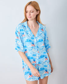 When Pigs Fly - Eco Satin Sweet Dreams Set - Pale Blue - Printfresh