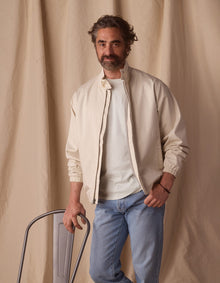 Men | The Harrington Jacket | Light Khaki