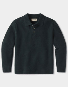 Men | Homebound Polo Sweater | Dark Sea