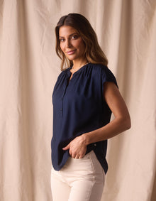 Women | Estella Blouse | Normal Navy