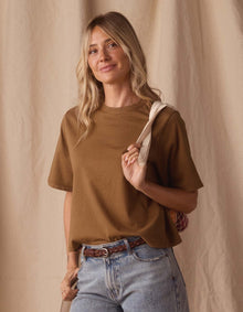 Women | Normal Jersey Weekend Tee | Fennel