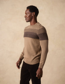 Men | Tom Stripe Crew | Jute