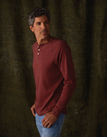 Men | Puremeso Everyday Henley | Redwood