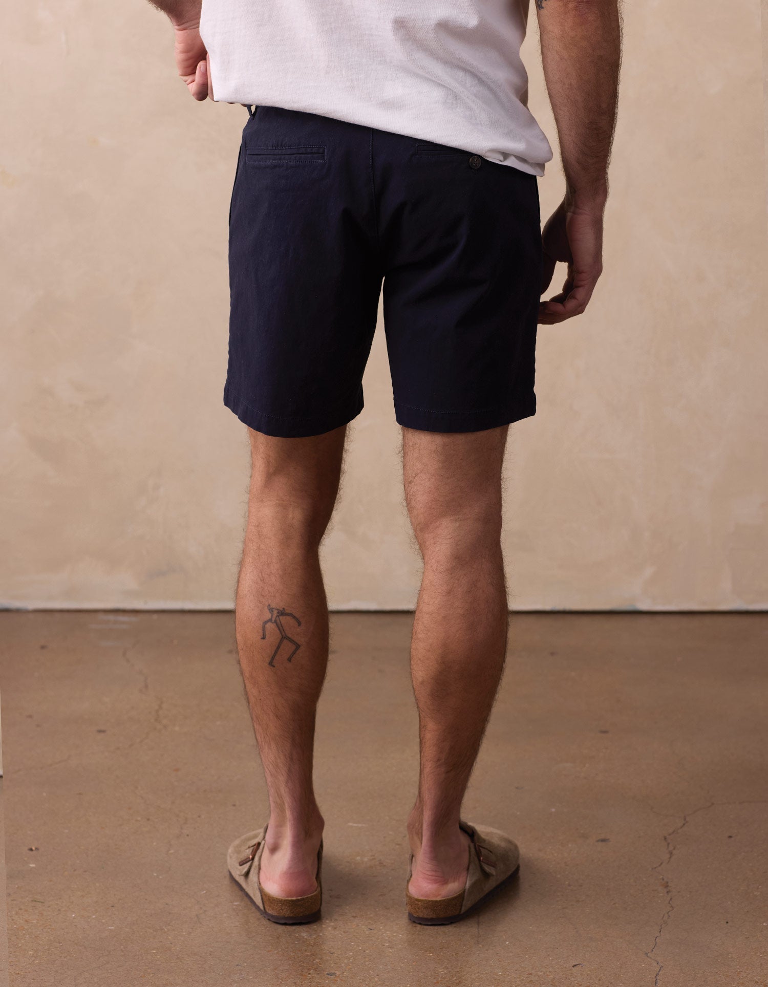 Men | Stretch Chino Short | Navy