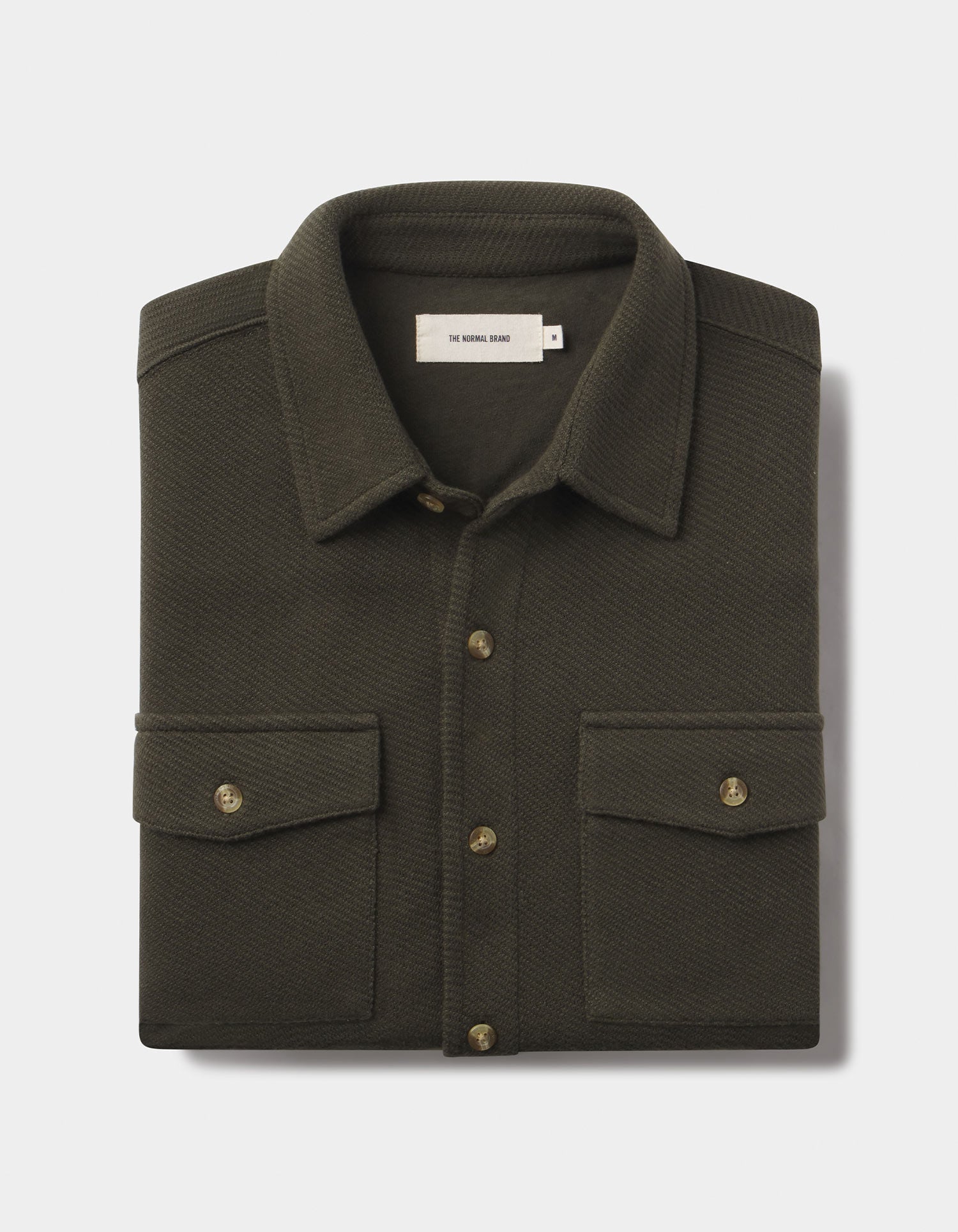 Men | Looped Terry Button Up | Alpine