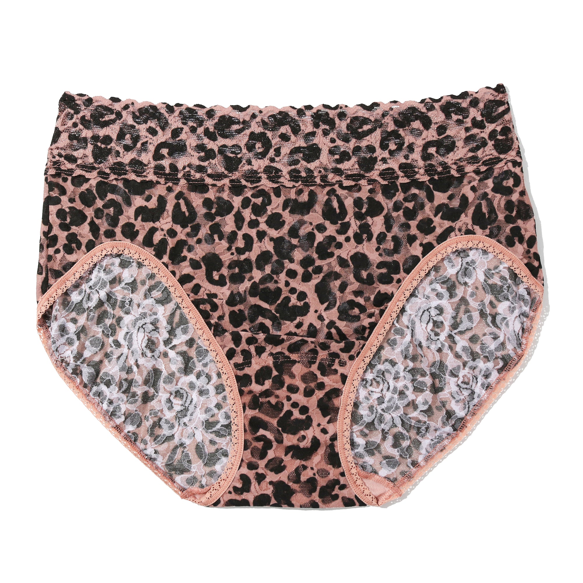 Signature Lace French Brief | Walk On The Wild Side (Beige)