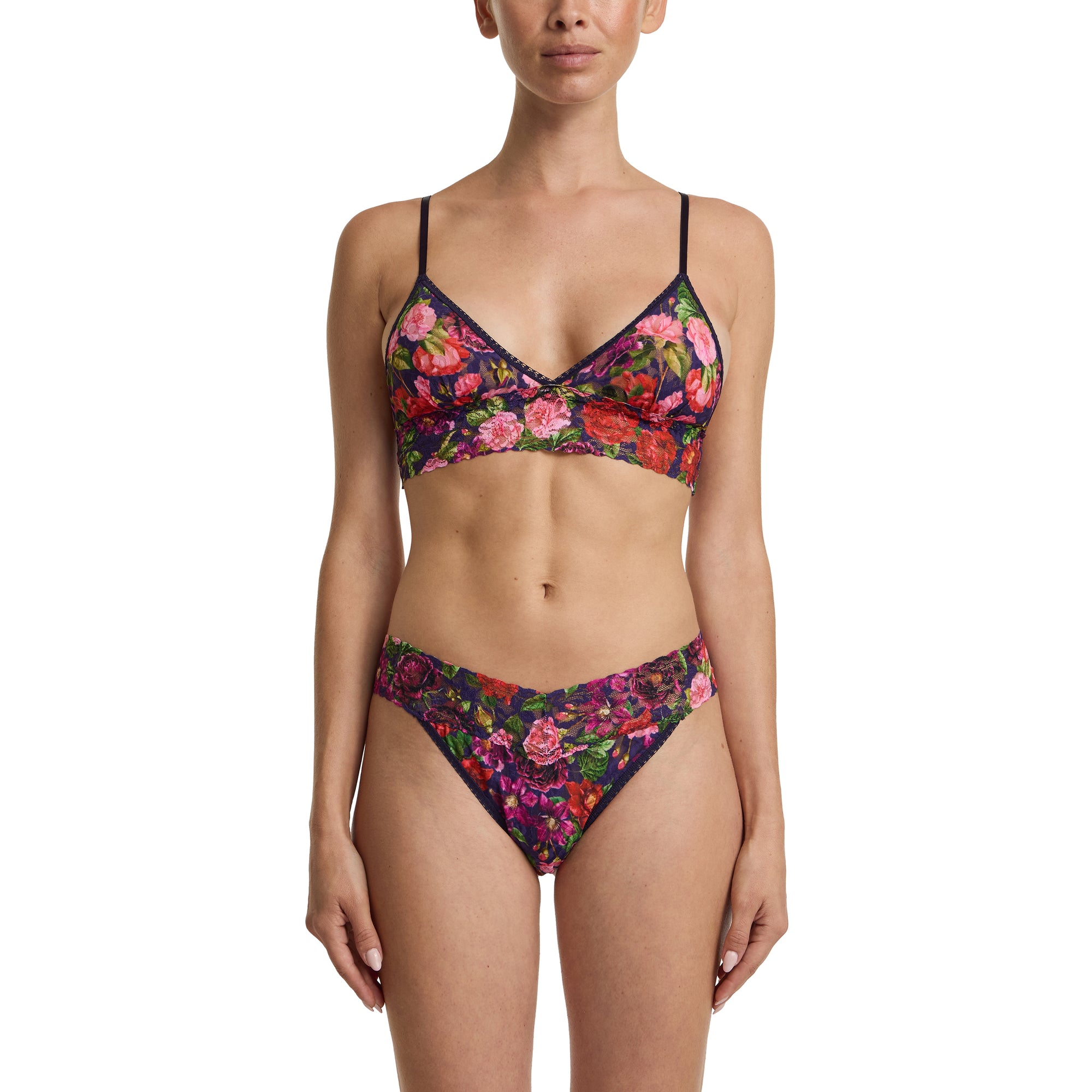 Signature Lace Padded Bralette | Winters Tale (Navy)