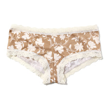 Cotton Boyshort | Delicate Shadows (Beige)