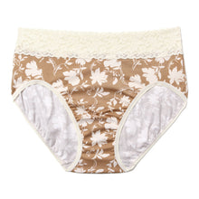 Cotton French Brief | Delicate Shadows (Beige)