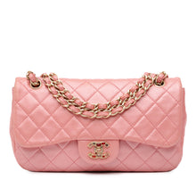 Chanel | Pre-Owned Medium Quilted Lambskin Precious Jewel Single Flap | Pink