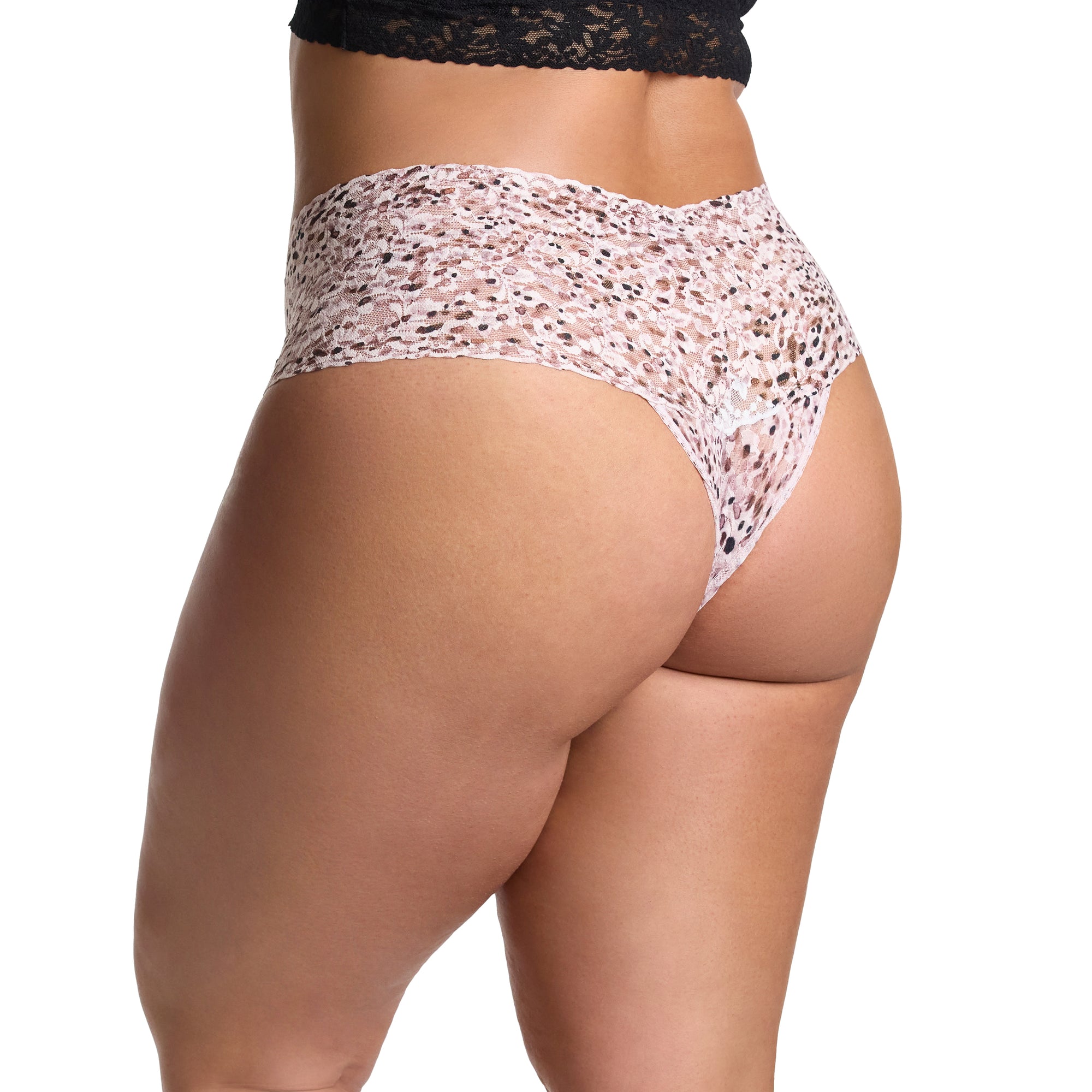Plus Size Retro Thong | Unconventional (White)