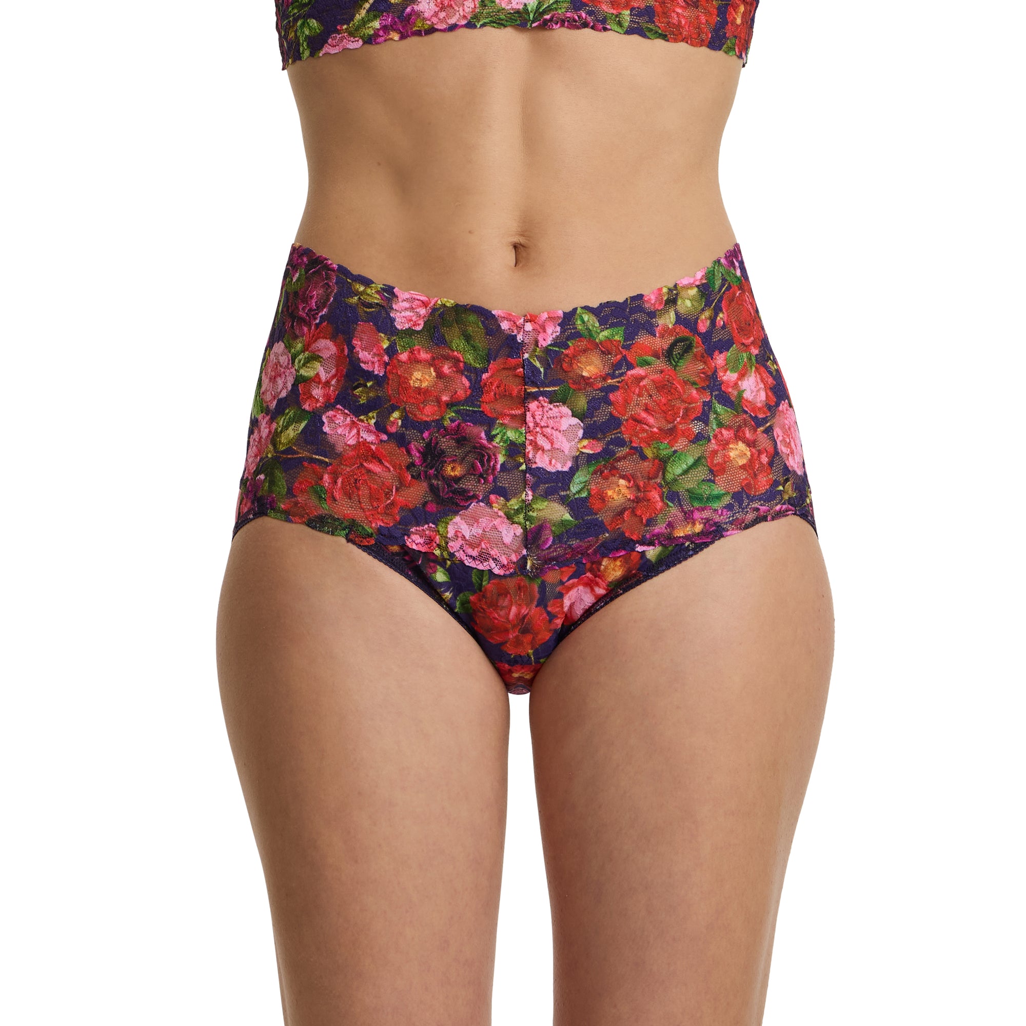 Retro Lace V-Kini | Winters Tale (Navy)