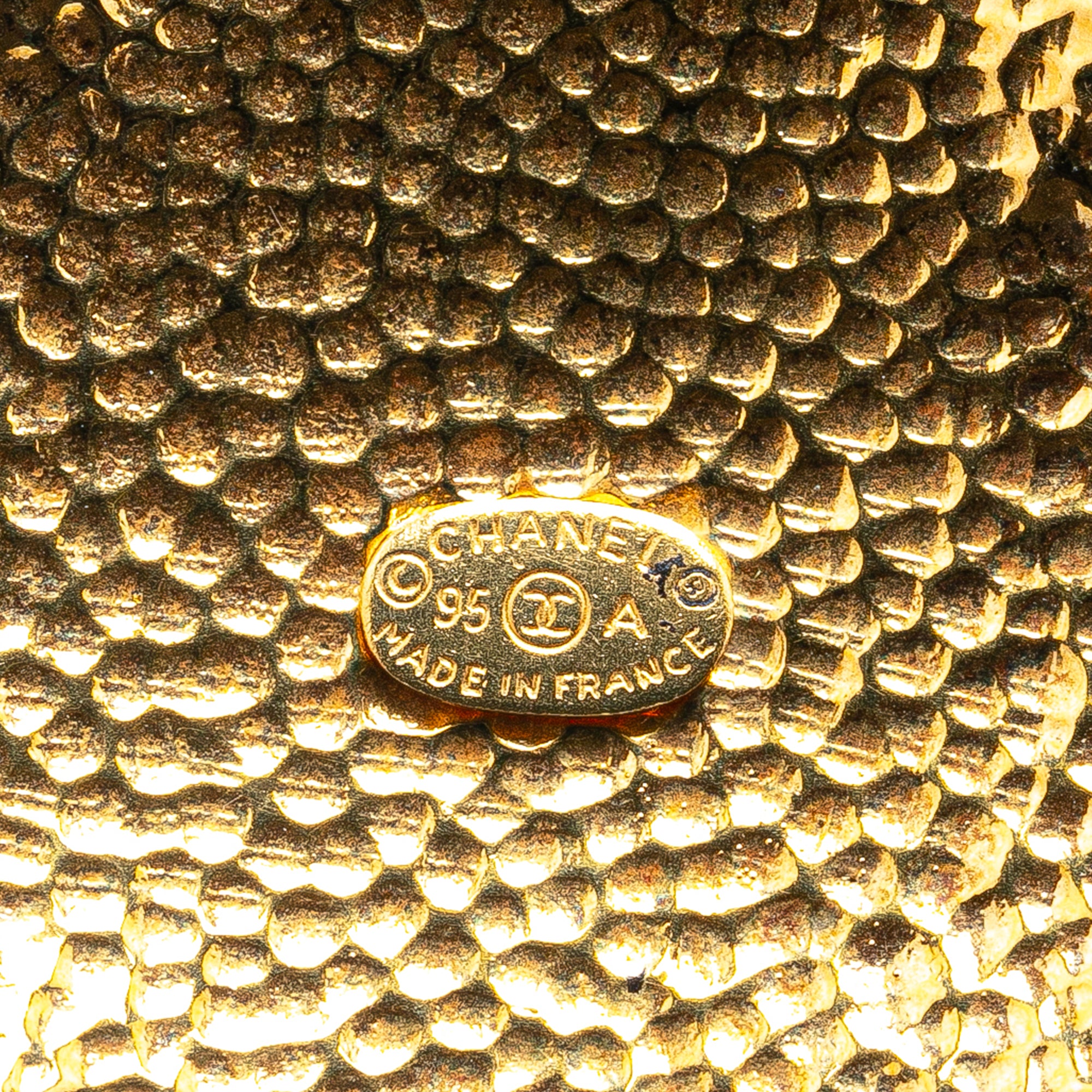 Chanel | Pre-Owned Gold Plated CC Medallion Pendant Necklace | Gold