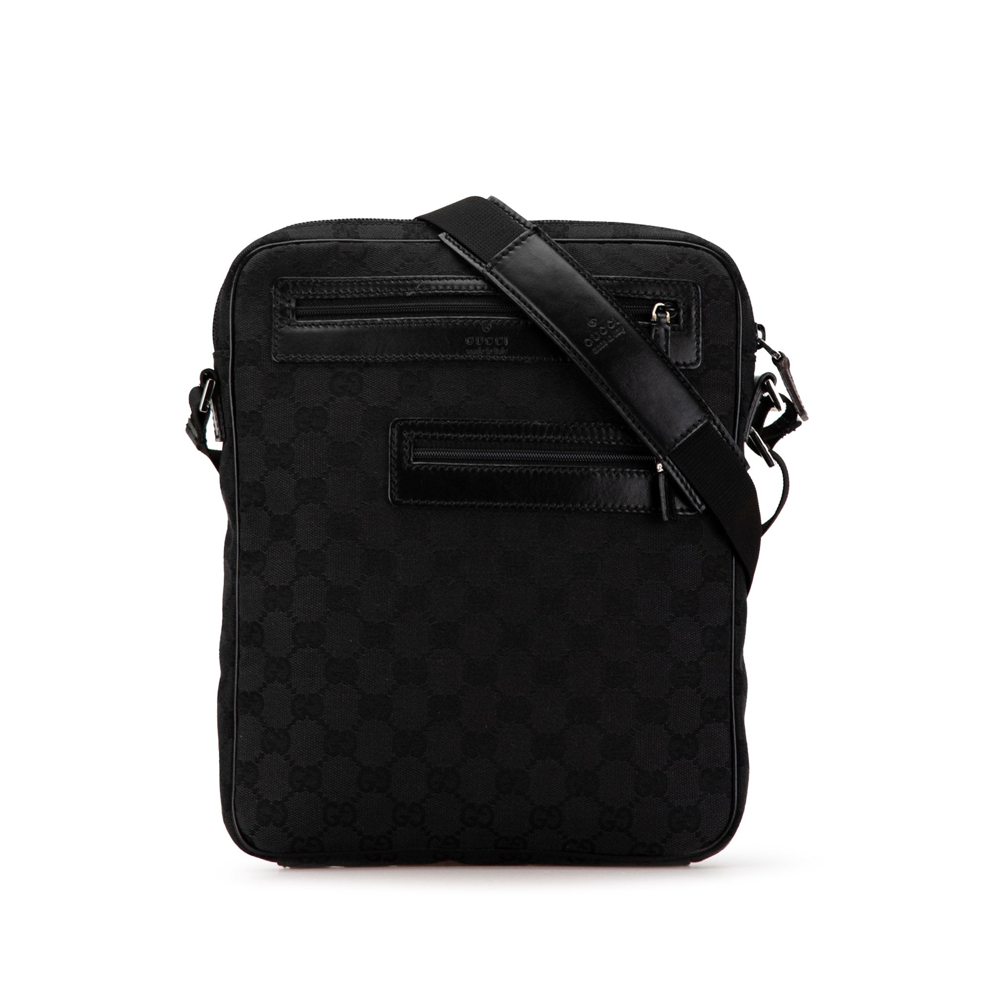 Gucci | Pre-Owned GG Canvas Crossbody  | Black