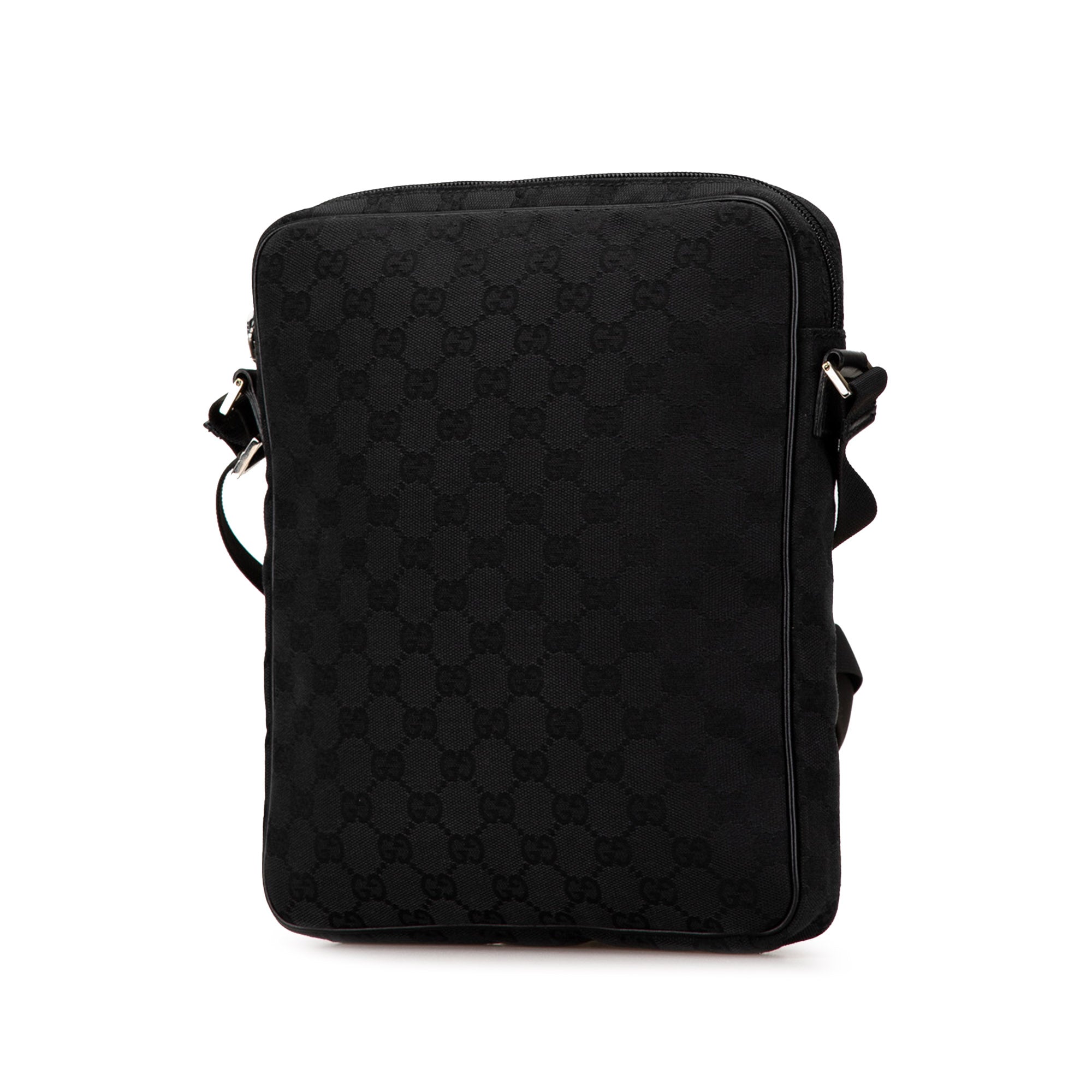 Gucci | Pre-Owned GG Canvas Crossbody  | Black