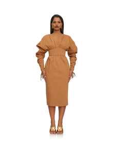 Palla Dress | Caramel