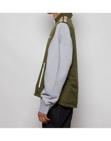 Palm Angels | Men | Classic Logo Vest | Military Green x Off White