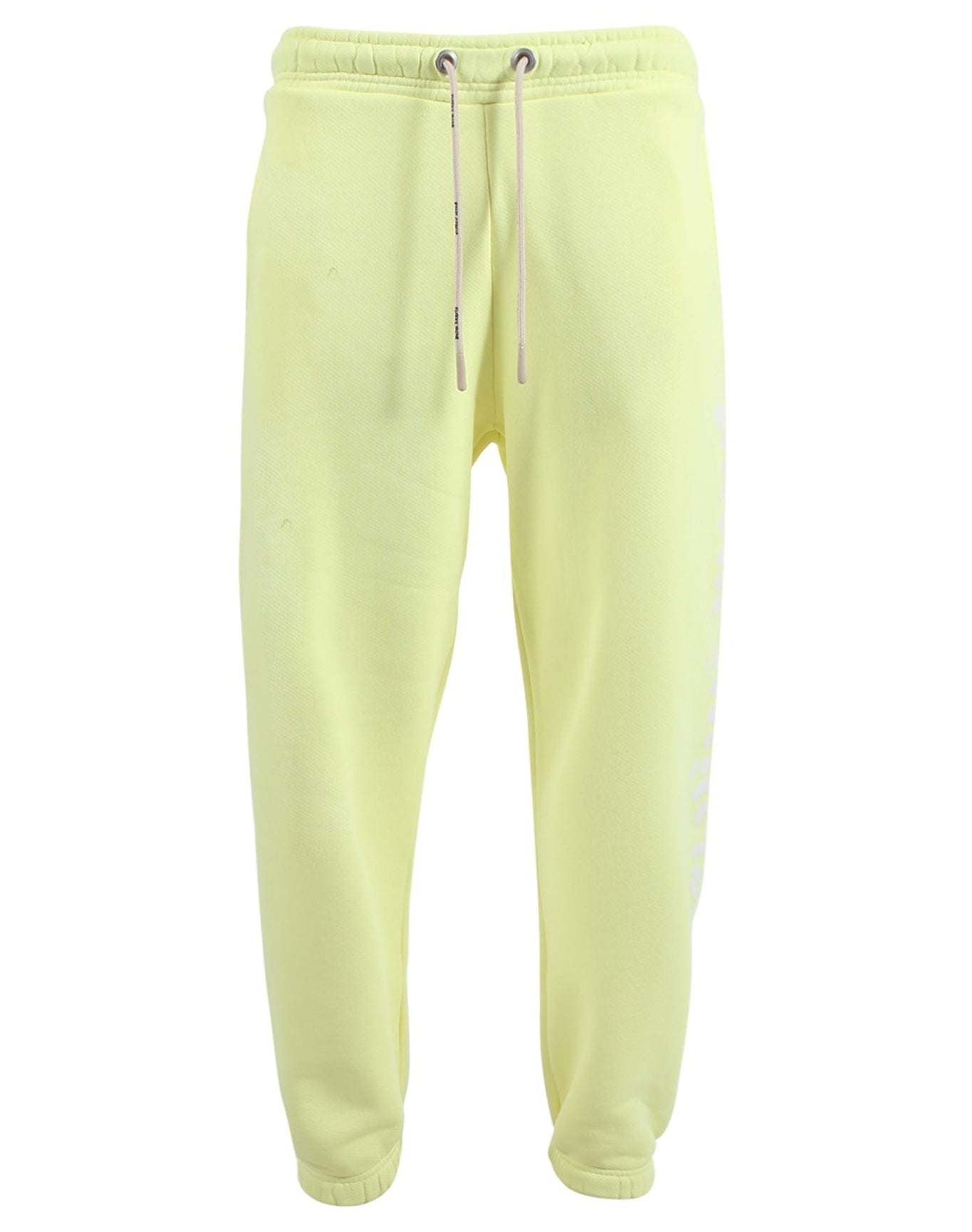 Palm Angels | Men | Logo Drawstring Motif Sweatpants | Fluorescent Yellow