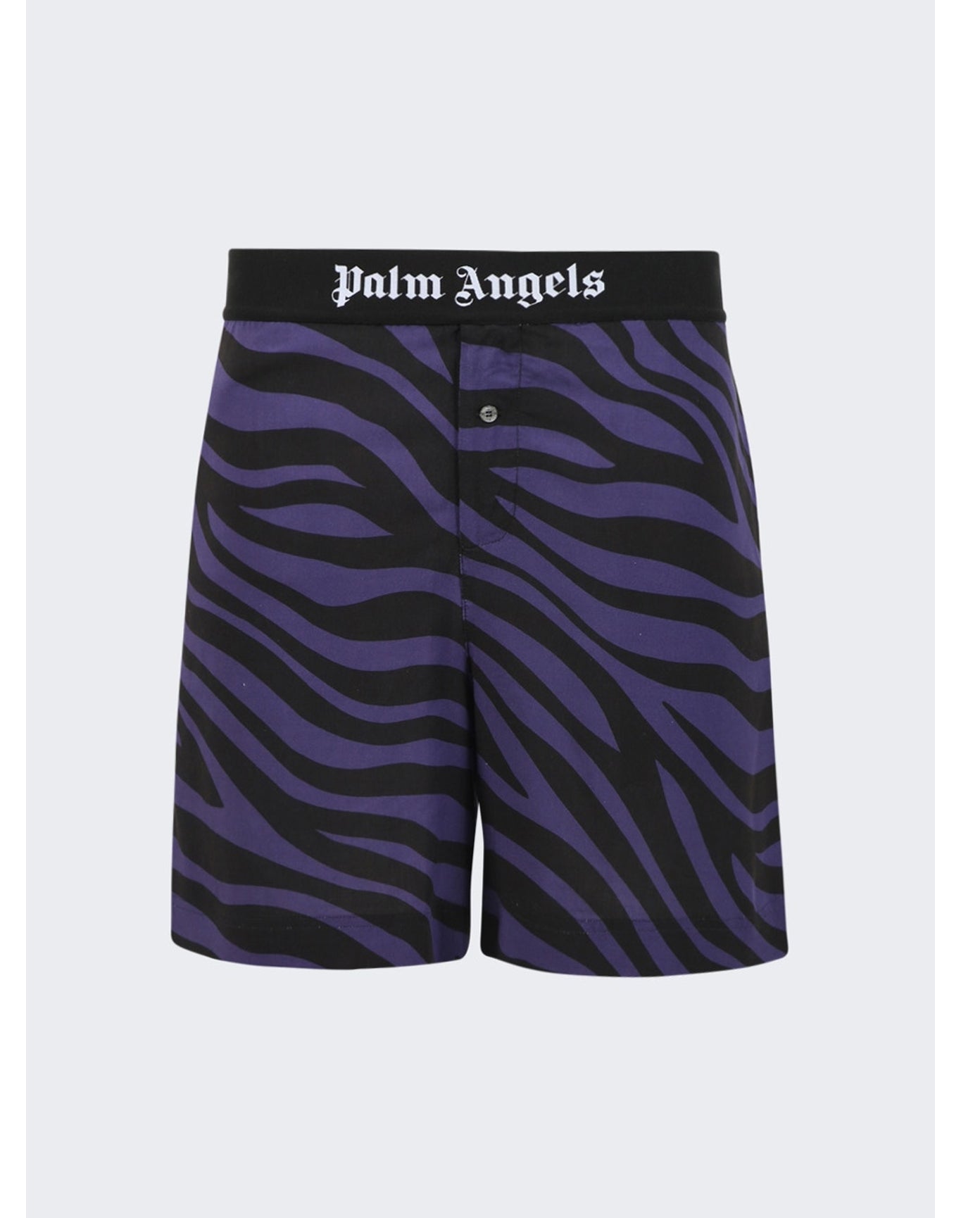 Palm Angels | Men | Zebra Print Easy Shorts | Purple