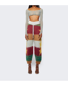 Palm Angels | Women | Knitted Star Jogger Pants | Multicolor