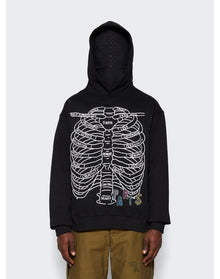 Paris Laundry x Larissa De Jesús | Men | Negroìn Skeleton Hoodie | Black