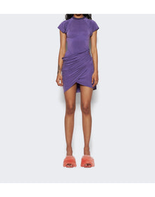 Paul Andrew | Women | Arc Fluffy Jeweled Mules | Blossom Pink