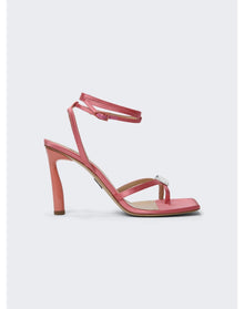 Paul Andrew | Women | Cube Toe Ring High Heel Sandal | Blossom Pink