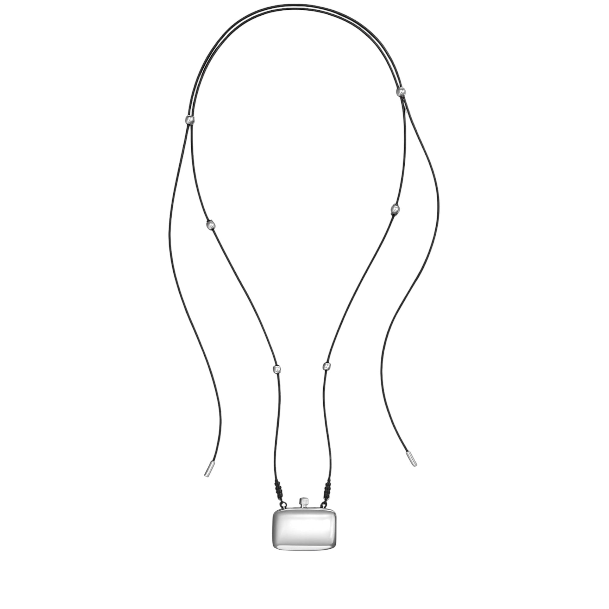 Taraji Silver Necklace | Rhodium-Plated