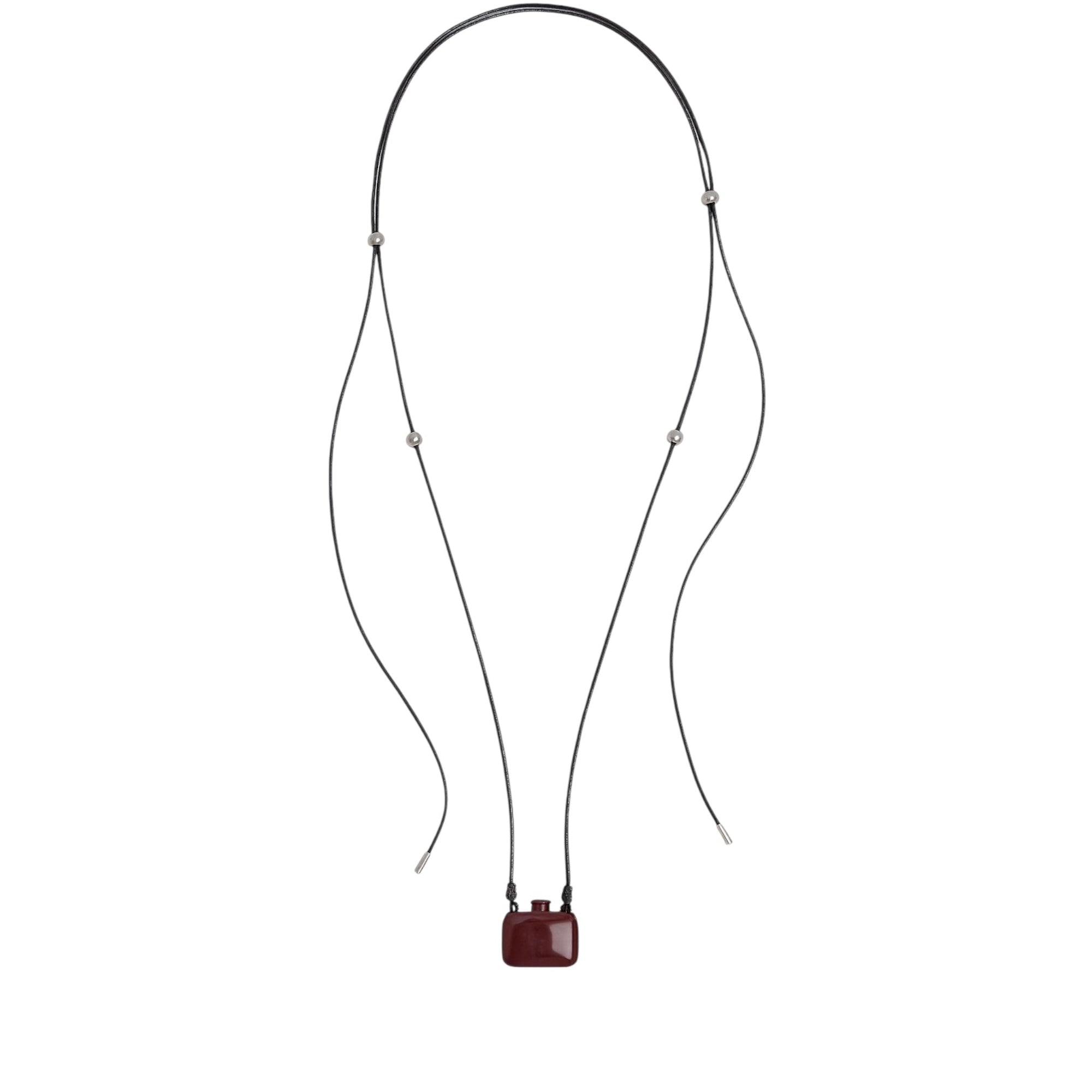 Taraji Red Necklace | Silver/Red Enamel
