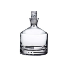 Alba Whisky Bottle - Short | Clear Crystal/Marble