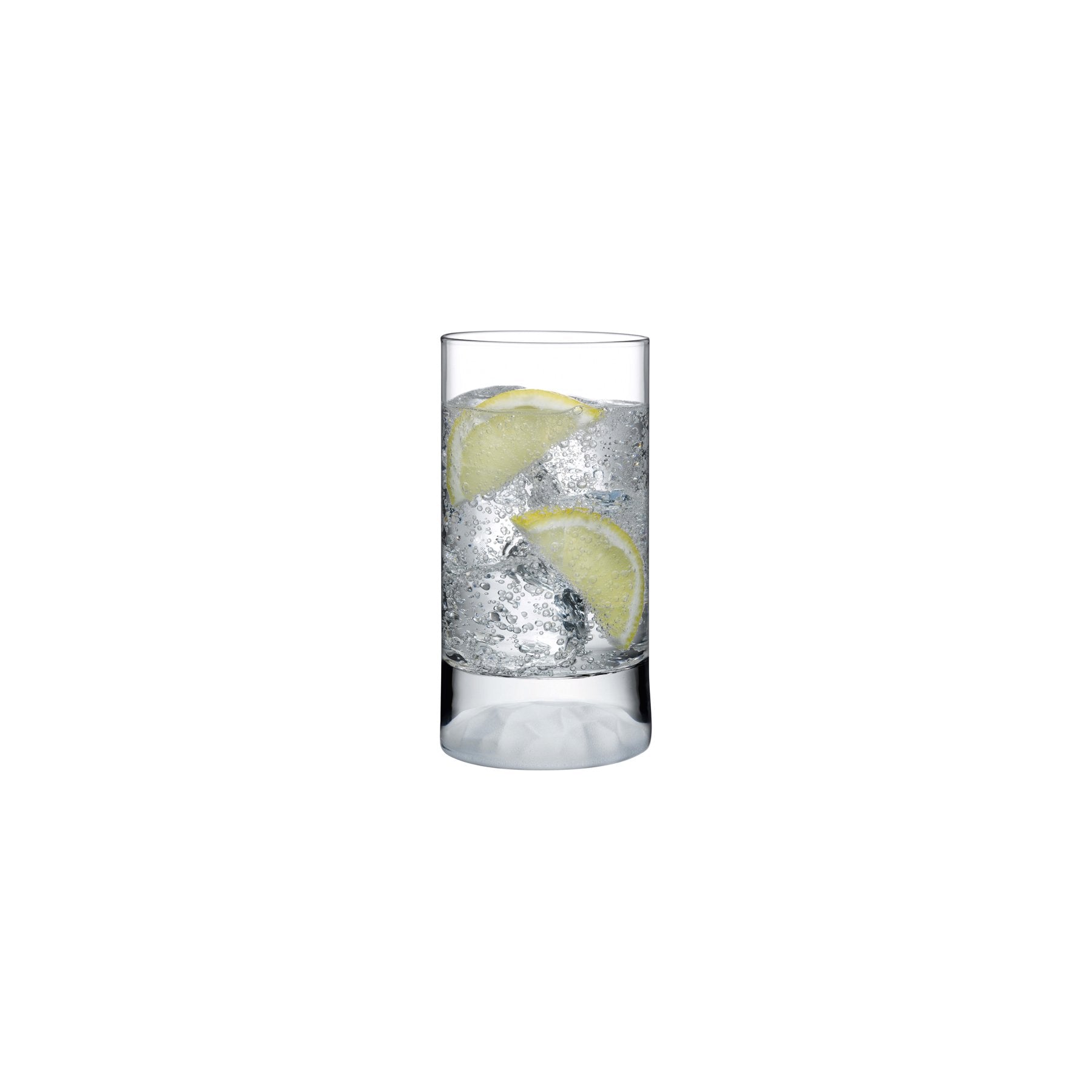 Club Ice High Ball Glasses - Small | Clear Crystal | Set of 4