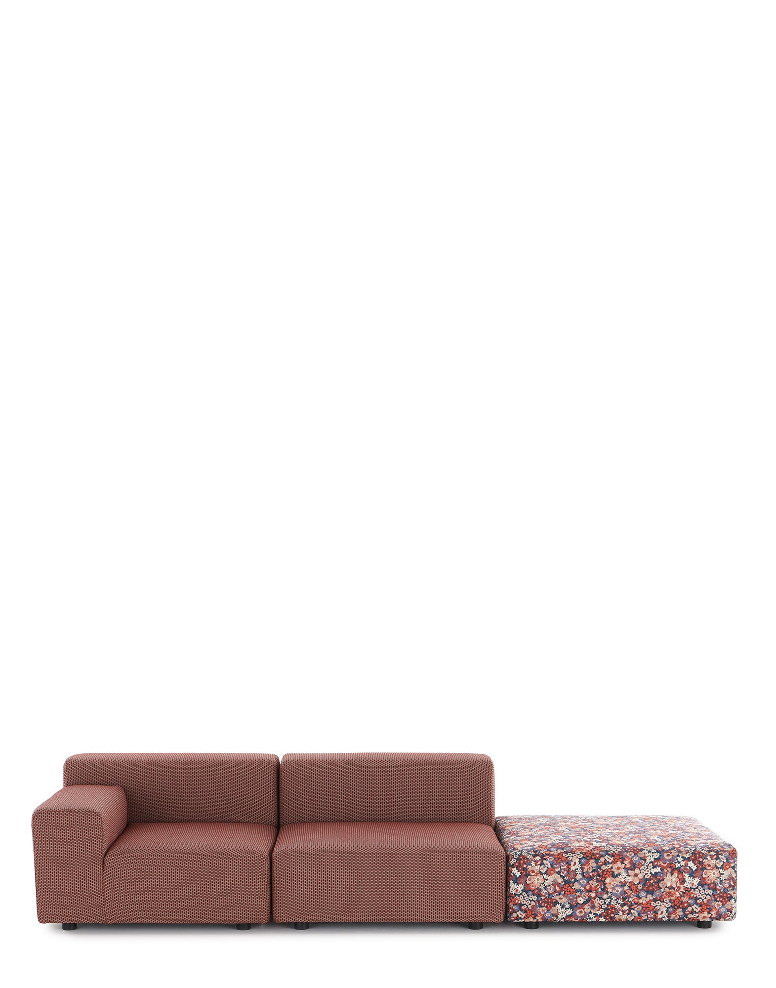 Plastics Outdoor Sofa - Left Arm | Single | Rust