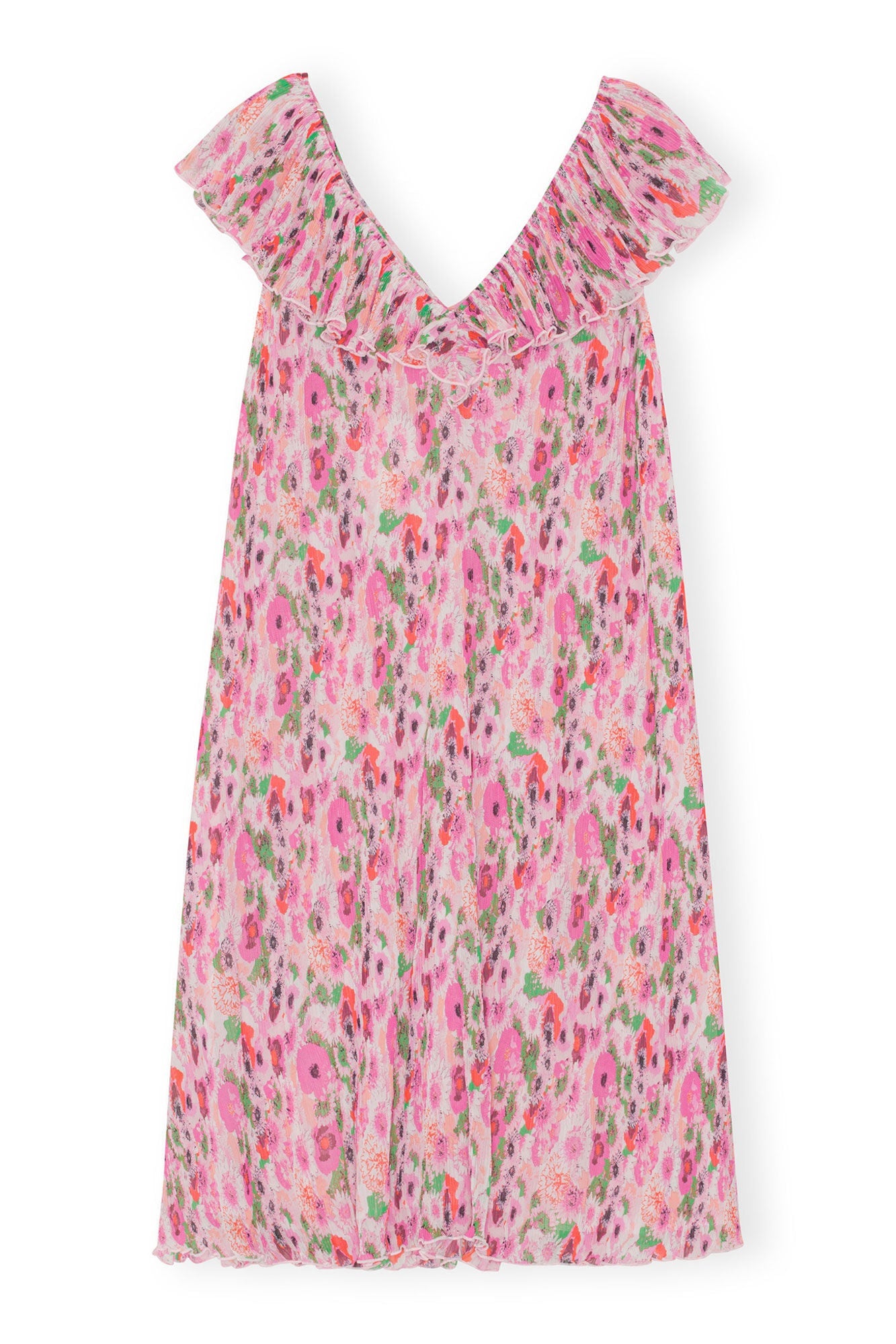 Pleated Georgette Midi Dress | Sugar Plum