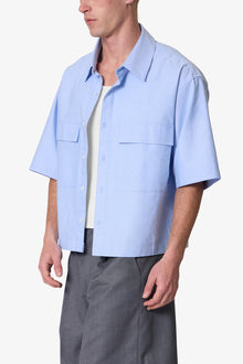 Poplin Bus Driver Shirt | Light Blue