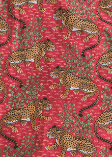 Bagheera - Long Sleep Set - Scarlet - Printfresh