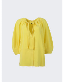 Proenza Schouler | Women | Matte Crepe V-neck Top | Yellow